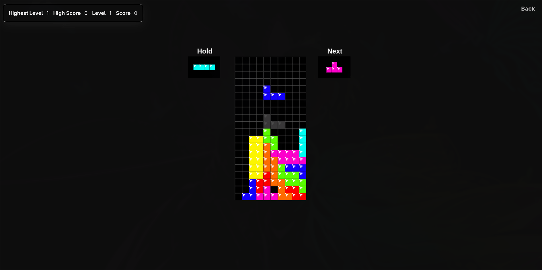 Tetris Singleplayer