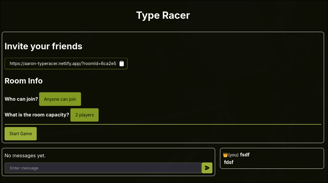 Type Racer